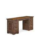 Rustic Desk #2176 (Shown in Natural Finish with Medium Pine Top) La Lune Collection