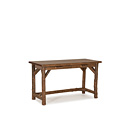 Rustic Desk #3198 shown in Natural Finish (on Bark) with Medium Pine Top La Lune Collection