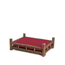 Rustic Dog Bed #5152 shown in Natural Finish (on Bark) La Lune Collection