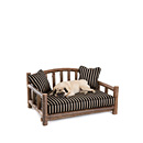Rustic Dog Daybed #5102 shown in Natural Finish (on Bark) La Lune Collection
