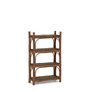 Rustic Four Tier Etagere #2162 shown in Natural Finish (on Bark) La Lune Collection
