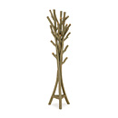 Rustic Coat Tree #5060 (shown in Sage Finish on Bark) La Lune Collection