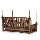 Rustic Hanging Daybed #4519 (Shown in Natural Finish) La Lune Collection