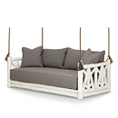 Rustic Hanging Daybed #4635 (Shown in Antique White Finish) La Lune Collection
