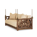 Rustic Hanging Daybed #4635 (Shown in Natural Finish) La Lune Collection
