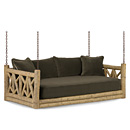 Rustic Hanging Daybed #4635 (Shown in Desert Finish) La Lune Collection