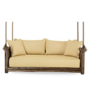 Rustic Hanging Daybed #4635 (shown in Kahlua Finish) La Lune Collection