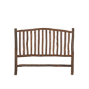 Rustic Headboard King #4014 shown in Natural Finish (on Bark) La Lune Collection