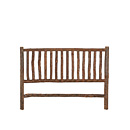Rustic Headboard King #4032 shown in Natural Finish (on Bark) La Lune Collection