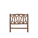 Rustic Headboard Full #4048 shown in Natural Finish (on Bark) La Lune Collection