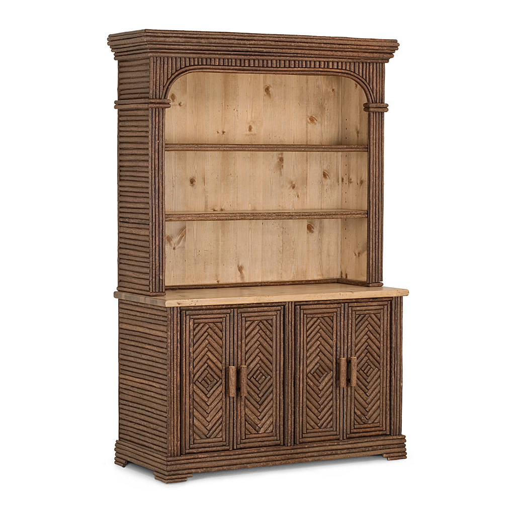 Rustic Hutch La Lune Collection   Rustic Hutch 2042 Light Pine 