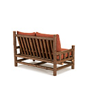 Rustic Loveseat #1265 shown in Natural Finish (on Bark) La Lune Collection