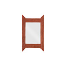 Rustic Mirror #5030 (shown in Redwood Finish on Bark) La Lune Collection