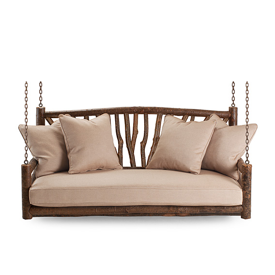 Rustic Porch Swing #1554 (shown in Natural Finish)