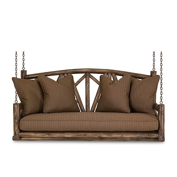 Rustic Porch Swing #1558 (shown in Kahlua Finish)
