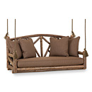 Rustic Porch Swing #1558 (Shown in Natural Finish) La Lune Collection