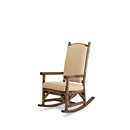 Rustic Rocking Chair #1190 (Shown in Kahlua Finish with Optional Loose Seat Cushion & Tie-On Back Pad) La Lune Collection