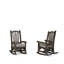 Rustic Child's Rocking Chair #1192 (Shown in Ebony Finish with Optional Loose Seat Cushion) La Lune Collection