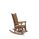 Rustic Rocking Chair #1193 shown in Kahlua Premium Finish (on Peeled Bark) La Lune Collection