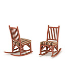 Rustic Rocking Chair #1195 (Shown in Redwood Finish) La Lune Collection
