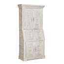 Rustic Secretary with Willow Doors #2052 (Shown in Whitewash Finish) La Lune Collection