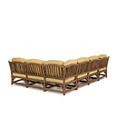 Rustic Sectional #1568L (shown in Natural Finish) La Lune Collection