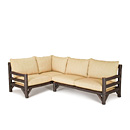 Rustic Sectional #1572R (shown in Ebony Finish) La Lune Collection