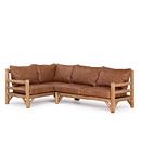 Rustic Sectional #1572R (shown in Pecan Finish) La Lune Collection