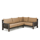Rustic Sectional #1580L (Shown in Ebony Finish) La Lune Collection