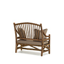 Rustic Settee #1150 shown in Natural Finish (on Bark) La Lune Collection