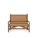 Rustic Settee #1158 shown in Natural Finish (on Bark) La Lune Collection