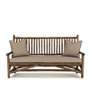 Rustic Settee #1203 (Shown in Kahlua Finish with Optional Loose Seat Cushion) La Lune Collection