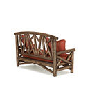 Rustic Settee #1238 (shown in Kahlua Finish on Peeled Bark) La Lune Collection