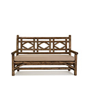 Rustic Settee #1293 (Shown in Kahlua Finish with Optional Loose Seat Cushion) La Lune Collection