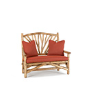 Rustic Settee #1404 (Shown in Pecan Finish with Optional Loose Cushions) La Lune Collection
