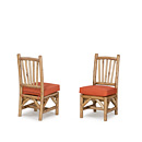 Rustic Dining Side Chair #1154  w/Optional Loose Cushions (Shown in Pecan Finish) La Lune Collection
