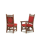 Rustic Dining Side Chair #1294 & Dining Arm Chair #1295 (Shown in Natural Finish) La Lune Collection