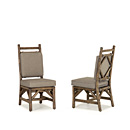 Rustic Dining Side Chair #1294 (Shown in Kahlua Finish with Optional Loose Cushions) La Lune Collection