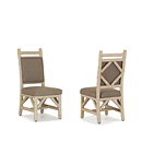 Rustic Dining Side Chair #1294 (Shown in Taupe Finish) La Lune Collection