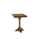 Rustic Bar Table #3049 w/Optional Cedar Top shown in a Custom Finish - Kahlua Finish with Kahlua Cedar Top  La Lune Collection
