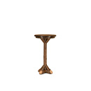 Rustic Bar Table #3050 (shown in Natural Finish on Bark with Optional Cedar Top) La Lune Collection