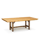 Rustic Dining Table #3068 (Shown in Kahlua Finish with Optional Light Cedar Top) La Lune Collection