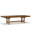 Rustic Dining Table #3072 (Shown in Natural Finish with Optional Medium Cedar Top) La Lune Collection