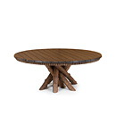 Rustic Dining Table #3093 w/Optional Medium Cedar Top (Shown in Natural Finish) La Lune Collection