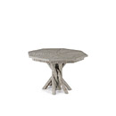 Rustic Table with Willow Top #3102 (Shown in Pewter Finish) La Lune Collection