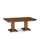 Rustic Dining Table #3142 shown in Medium Pine Finish La Lune Collection