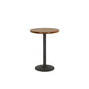 Rustic Bar Table with Metal Base (No Footring) #3181 (Shown with Medium Pine Top) La Lune Collection