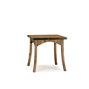 Rustic Dining Table #3183 (Shown in Kahlua Finish with Medium Pine Top)  La Lune Collection