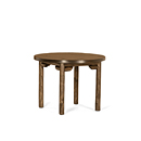 Rustic Dining Table #3188 (Shown in Kahlua Finish with Dark Pine Top) La Lune Collection