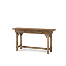 Rustic Console Table #3193 (Shown in Kahlua Finish with Medium Pine Top) La Lune Collection